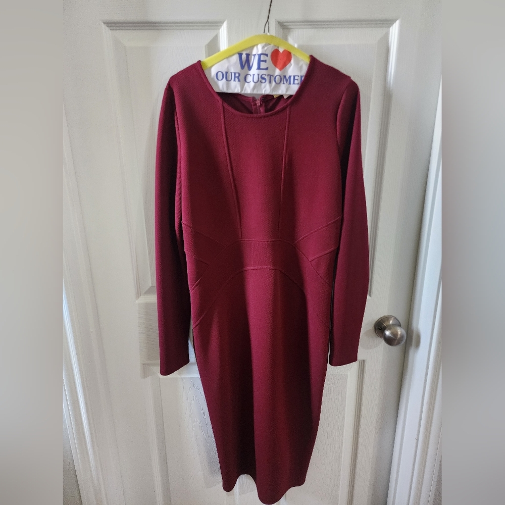 Gianni Bini Burgundy Dress